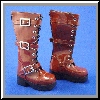 Tall 3 Buckle Boots Brown (1/4)